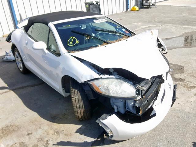 4A3AL25F48E006917 - 2008 MITSUBISHI ECLIPSE SP WHITE photo 1