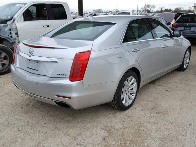 1G6AR5SX6E0117691 - 2014 CADILLAC CTS LUXURY SILVER photo 4