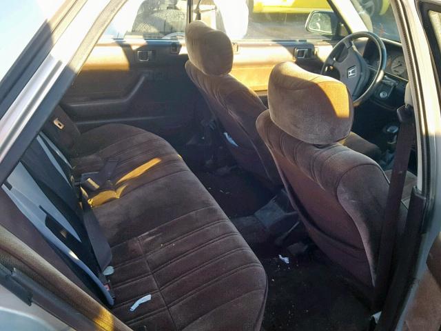 JHMBA5448GC092062 - 1986 HONDA ACCORD LXI TAN photo 6