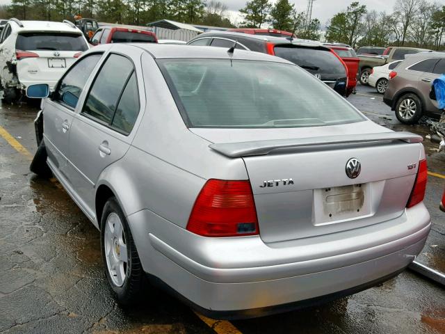 3VWSC29M21M077451 - 2001 VOLKSWAGEN JETTA GLS SILVER photo 3