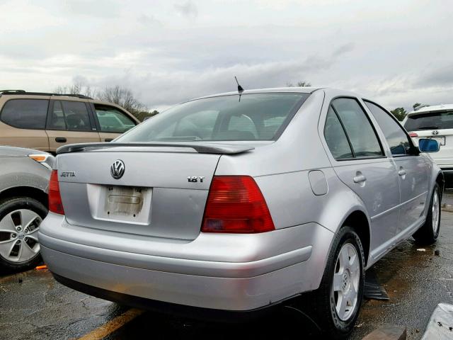 3VWSC29M21M077451 - 2001 VOLKSWAGEN JETTA GLS SILVER photo 4