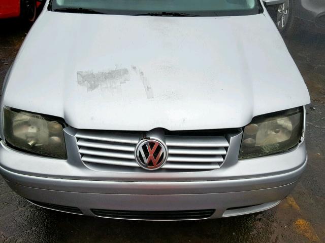 3VWSC29M21M077451 - 2001 VOLKSWAGEN JETTA GLS SILVER photo 7