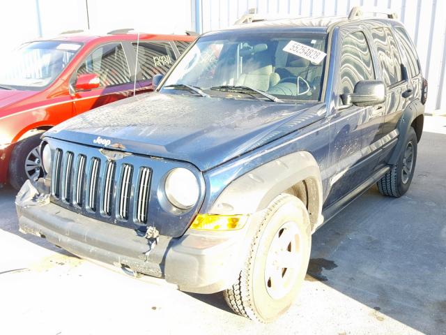 1J4GK38K15W683146 - 2005 JEEP LIBERTY RE BLUE photo 2