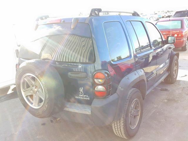 1J4GK38K15W683146 - 2005 JEEP LIBERTY RE BLUE photo 4