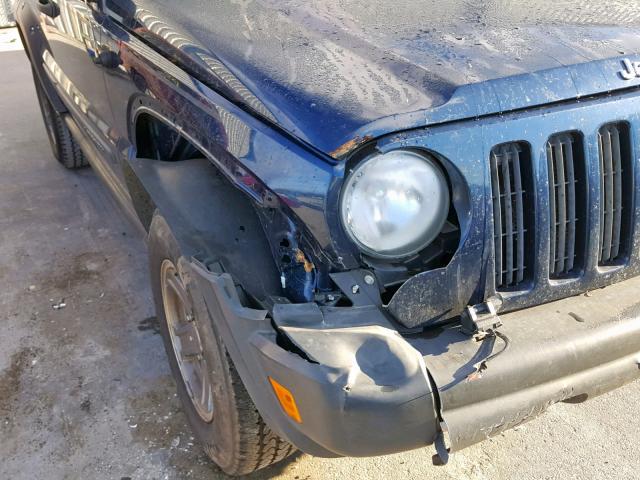 1J4GK38K15W683146 - 2005 JEEP LIBERTY RE BLUE photo 9