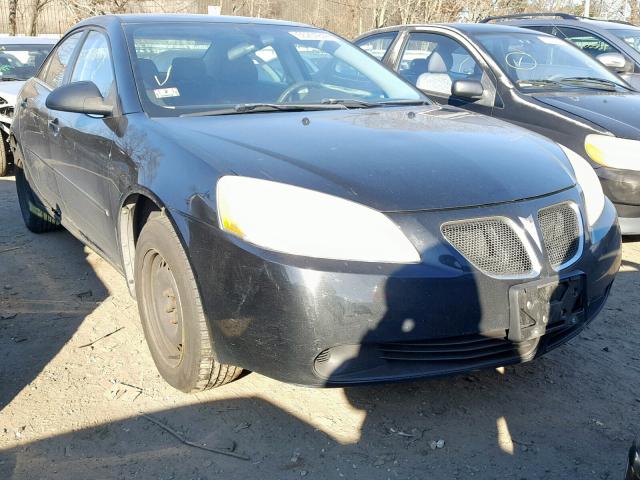 1G2ZF58B474258022 - 2007 PONTIAC G6 VALUE L BLACK photo 1