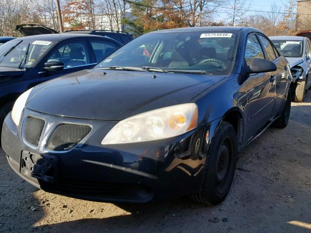 1G2ZF58B474258022 - 2007 PONTIAC G6 VALUE L BLACK photo 2