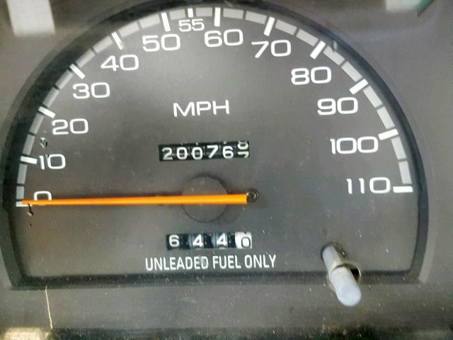 4S1CL11L5R4203192 - 1994 ISUZU CONVENTION BLACK photo 8