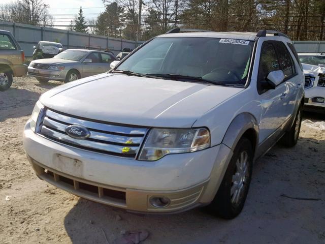 1FMDK07W98GA23328 - 2008 FORD TAURUS X E WHITE photo 2