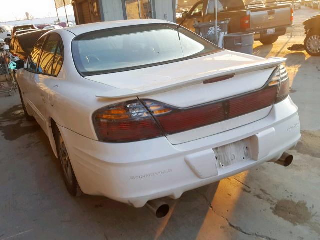 1G2HY54K124221742 - 2002 PONTIAC BONNEVILLE WHITE photo 3