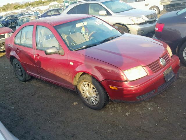 3VWSC29M8YM052371 - 2000 VOLKSWAGEN JETTA GLS RED photo 1