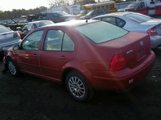 3VWSC29M8YM052371 - 2000 VOLKSWAGEN JETTA GLS RED photo 3