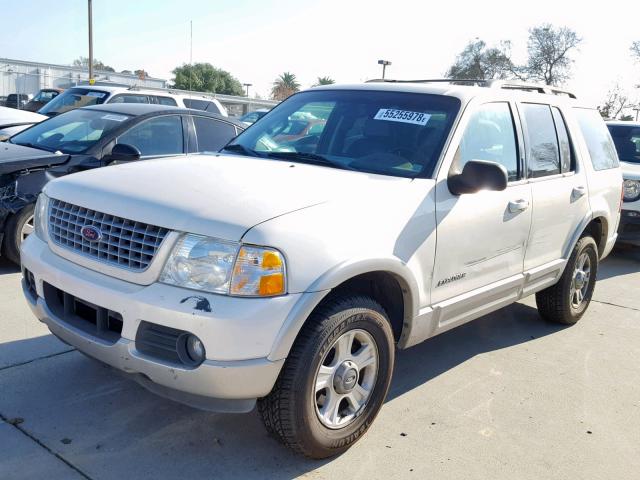 1FMDU75W22ZC16731 - 2002 FORD EXPLORER L WHITE photo 2