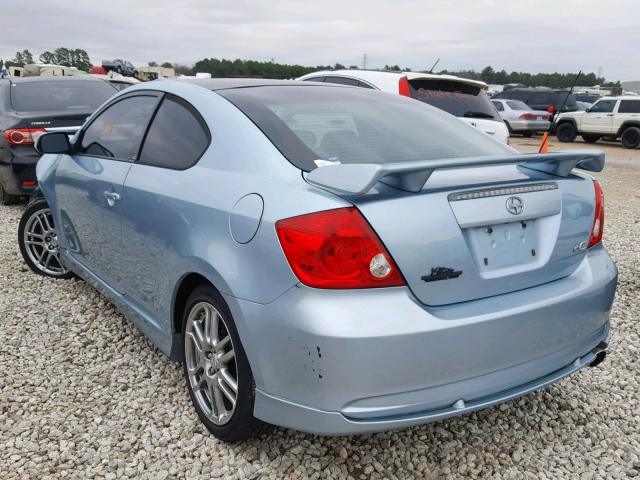 JTKDE177670192734 - 2007 SCION TC BLUE photo 3