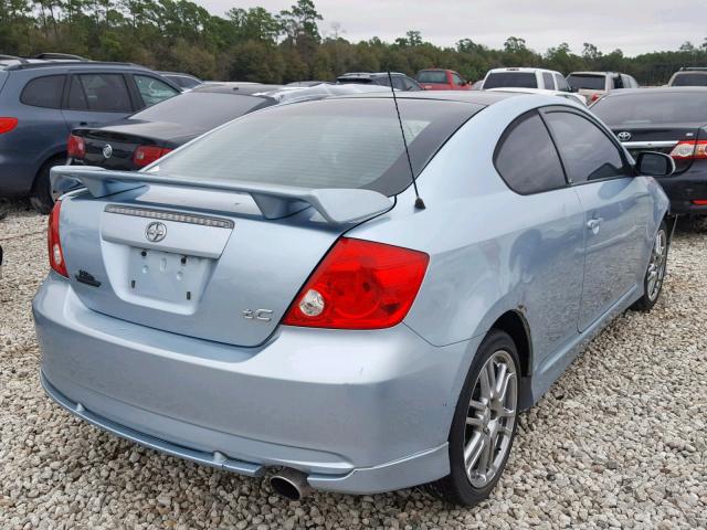 JTKDE177670192734 - 2007 SCION TC BLUE photo 4