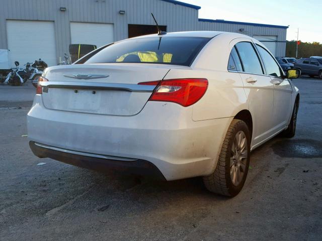 1C3CCBAB4CN292389 - 2012 CHRYSLER 200 LX WHITE photo 4