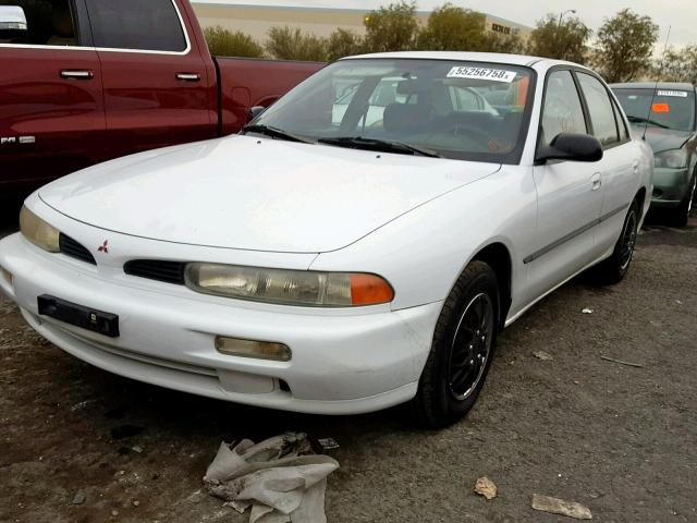 4A3AJ46G0SE107954 - 1995 MITSUBISHI GALANT S WHITE photo 2