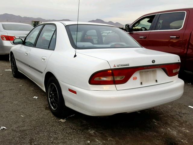 4A3AJ46G0SE107954 - 1995 MITSUBISHI GALANT S WHITE photo 3