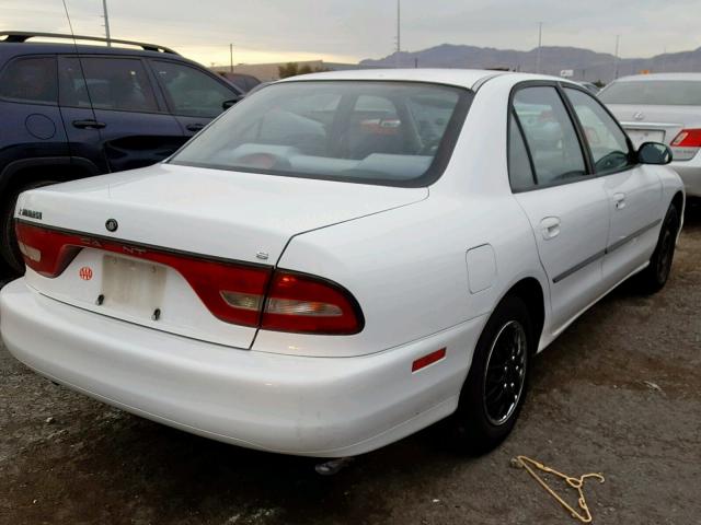 4A3AJ46G0SE107954 - 1995 MITSUBISHI GALANT S WHITE photo 4