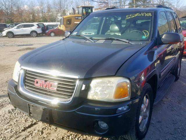 1GKDT13SX32306115 - 2003 GMC ENVOY BLACK photo 2