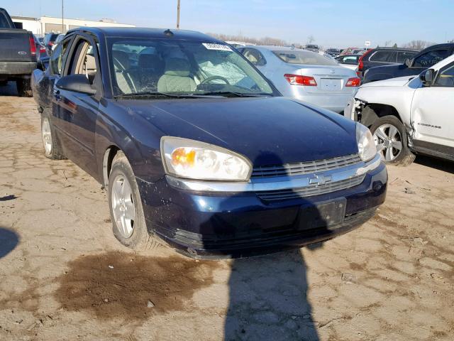 1G1ZT54845F268610 - 2005 CHEVROLET MALIBU LS BLUE photo 1