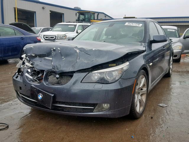 WBANW13528CZ76502 - 2008 BMW 535 I GRAY photo 2