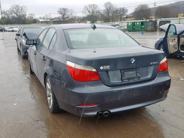 WBANW13528CZ76502 - 2008 BMW 535 I GRAY photo 3