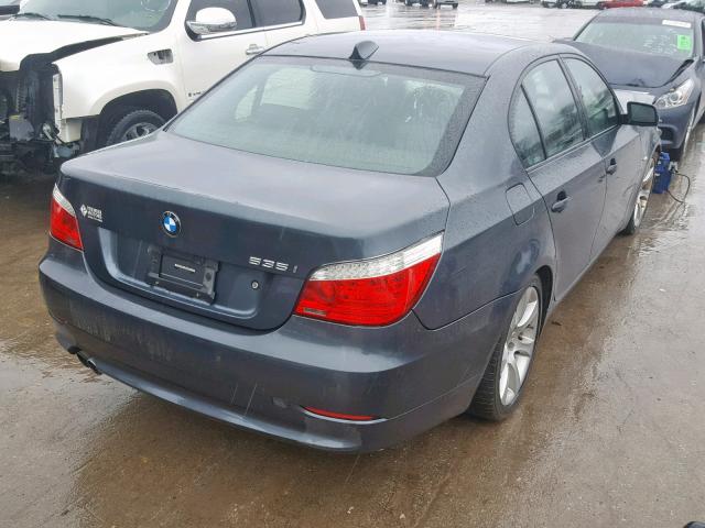 WBANW13528CZ76502 - 2008 BMW 535 I GRAY photo 4