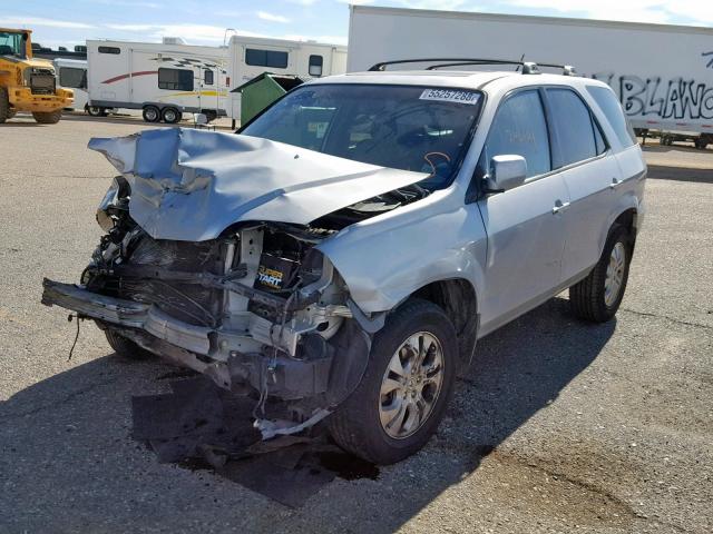 2HNYD18833H511395 - 2003 ACURA MDX TOURIN SILVER photo 2