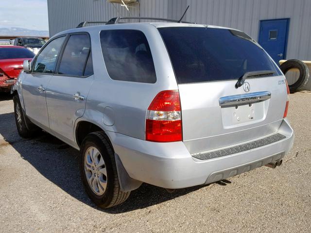 2HNYD18833H511395 - 2003 ACURA MDX TOURIN SILVER photo 3