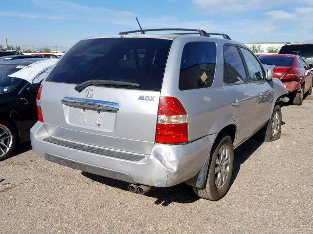 2HNYD18833H511395 - 2003 ACURA MDX TOURIN SILVER photo 4