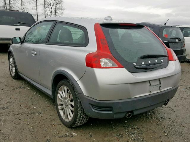 YV1MK672692131791 - 2009 VOLVO C30 T5 SILVER photo 3