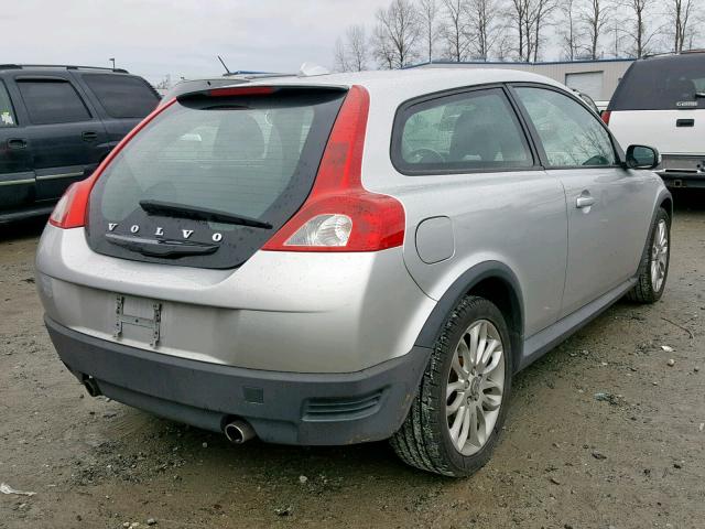 YV1MK672692131791 - 2009 VOLVO C30 T5 SILVER photo 4