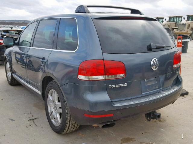 WVGEM67L84D004451 - 2004 VOLKSWAGEN TOUAREG 4. GRAY photo 3