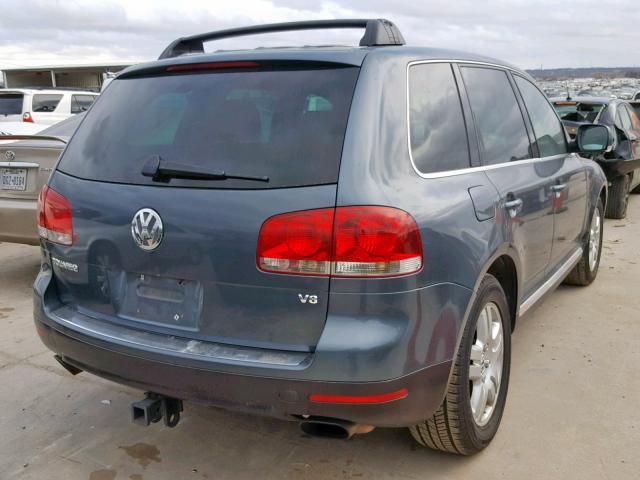 WVGEM67L84D004451 - 2004 VOLKSWAGEN TOUAREG 4. GRAY photo 4