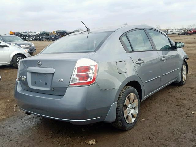 3N1AB61EX7L707165 - 2007 NISSAN SENTRA 2.0 GRAY photo 4