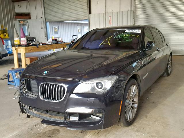 WBAYE4C55ED138486 - 2014 BMW 740 LI BLACK photo 2