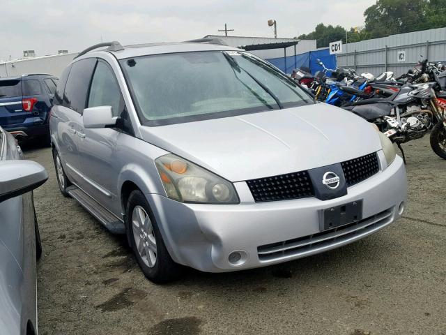 5N1BV28U15N127911 - 2005 NISSAN QUEST S GRAY photo 1