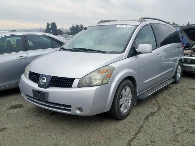 5N1BV28U15N127911 - 2005 NISSAN QUEST S GRAY photo 2