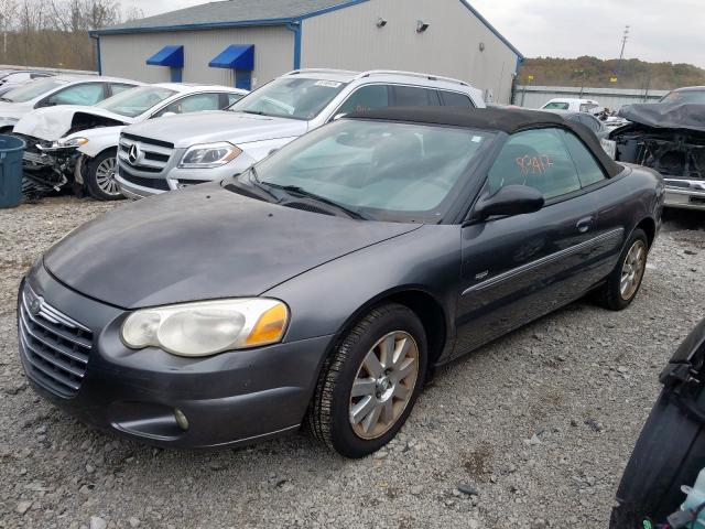 1C3EL55R84N239634 - 2004 CHRYSLER SEBRING LX CHARCOAL photo 2