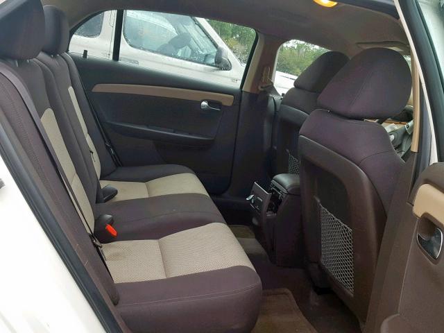 1G1ZC5E16BF289181 - 2011 CHEVROLET MALIBU 1LT WHITE photo 6