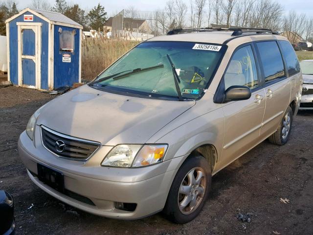 JM3LW28G6Y0146382 - 2000 MAZDA MPV WAGON BEIGE photo 2