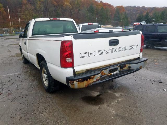 1GCEC14X93Z263128 - 2003 CHEVROLET SILVERADO WHITE photo 3