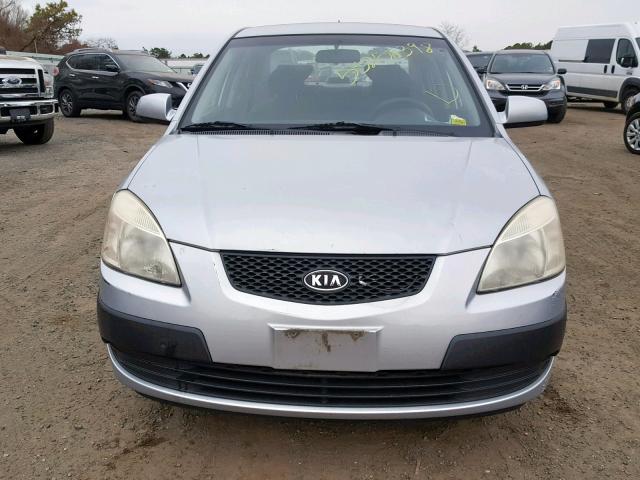 KNADE123576222702 - 2007 KIA RIO BASE SILVER photo 7