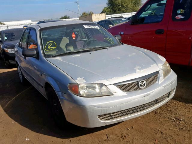 JM1BJ225530148482 - 2003 MAZDA PROTEGE DX SILVER photo 1