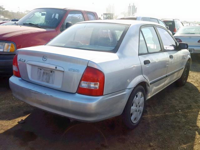 JM1BJ225530148482 - 2003 MAZDA PROTEGE DX SILVER photo 4