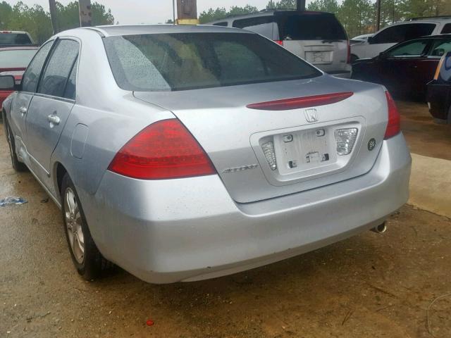 1HGCM56376A088677 - 2006 HONDA ACCORD SE SILVER photo 3