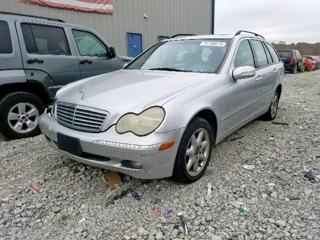 WDBRH64J32F131573 - 2002 MERCEDES-BENZ C 320 SILVER photo 2