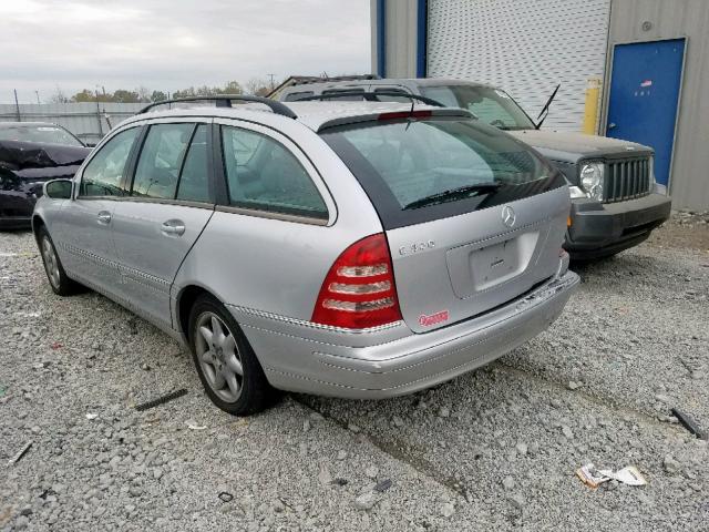 WDBRH64J32F131573 - 2002 MERCEDES-BENZ C 320 SILVER photo 3