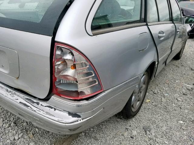 WDBRH64J32F131573 - 2002 MERCEDES-BENZ C 320 SILVER photo 9